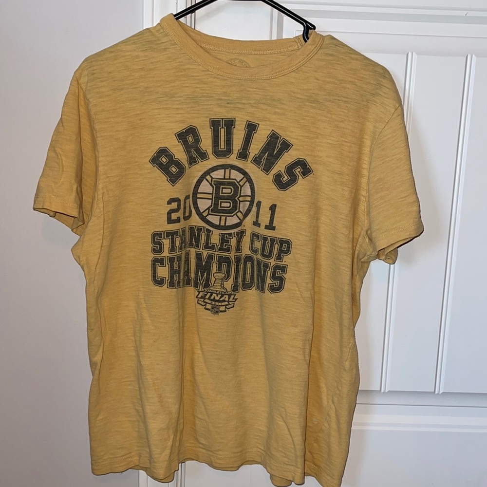 Men’s Small ‘47 Brands Bruins 2011 Stanley Cup Champs T-Shirt